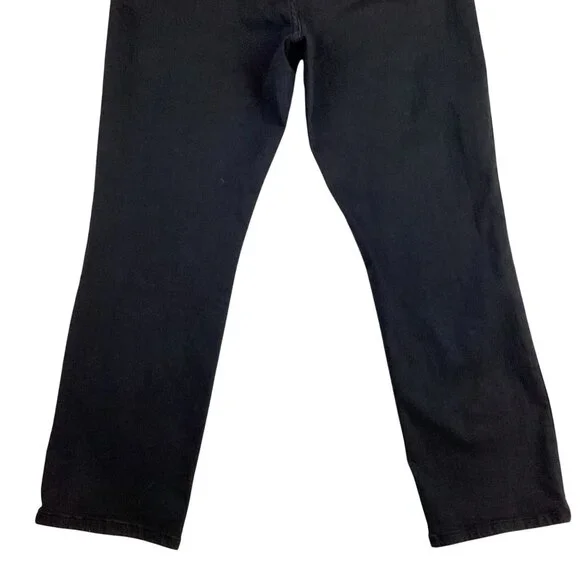 Frame Le High Straight Black Denim Jeans Womens 31 - Picture 7 of 12